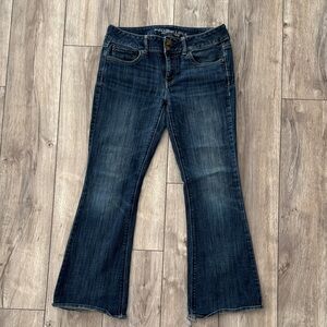 American Eagle Outfitters Dark Blue Flare Jeans